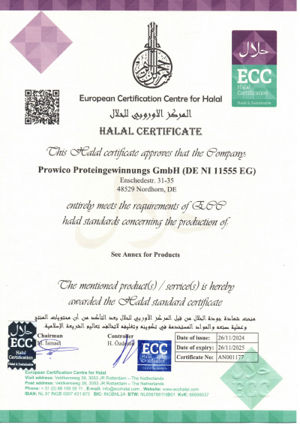 Prowico Halalcert Valid 26112025