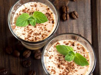 Creamy collagen dessert