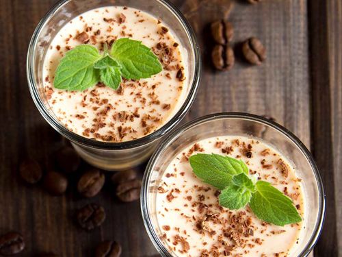 Creamy collagen dessert