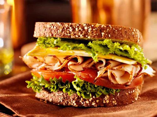 Sliced Turkey Sandwich 800X600