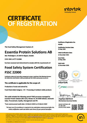 FSSC 22000 Stidsvig (Valid Until 281211)
