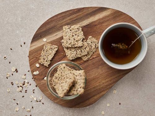 Multi-grain high-in-protein biscuits