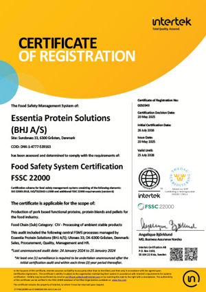 Graasten FSSC 22000 2025