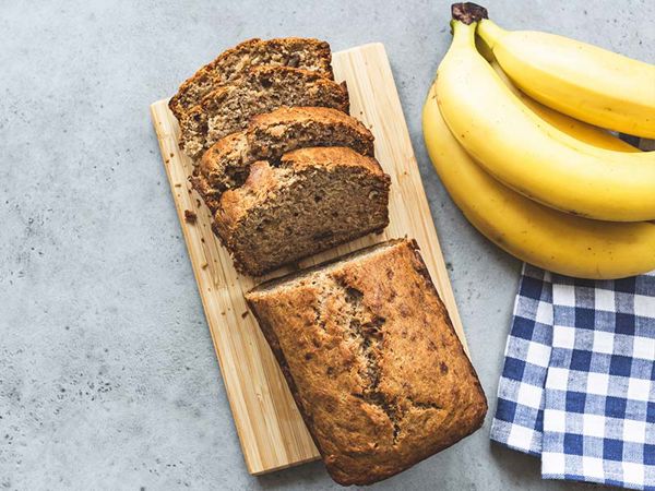 Banana bread with collagen